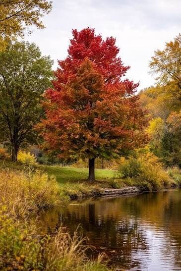Vörös juhar (Acer rubrum ‘Red Sunset’)