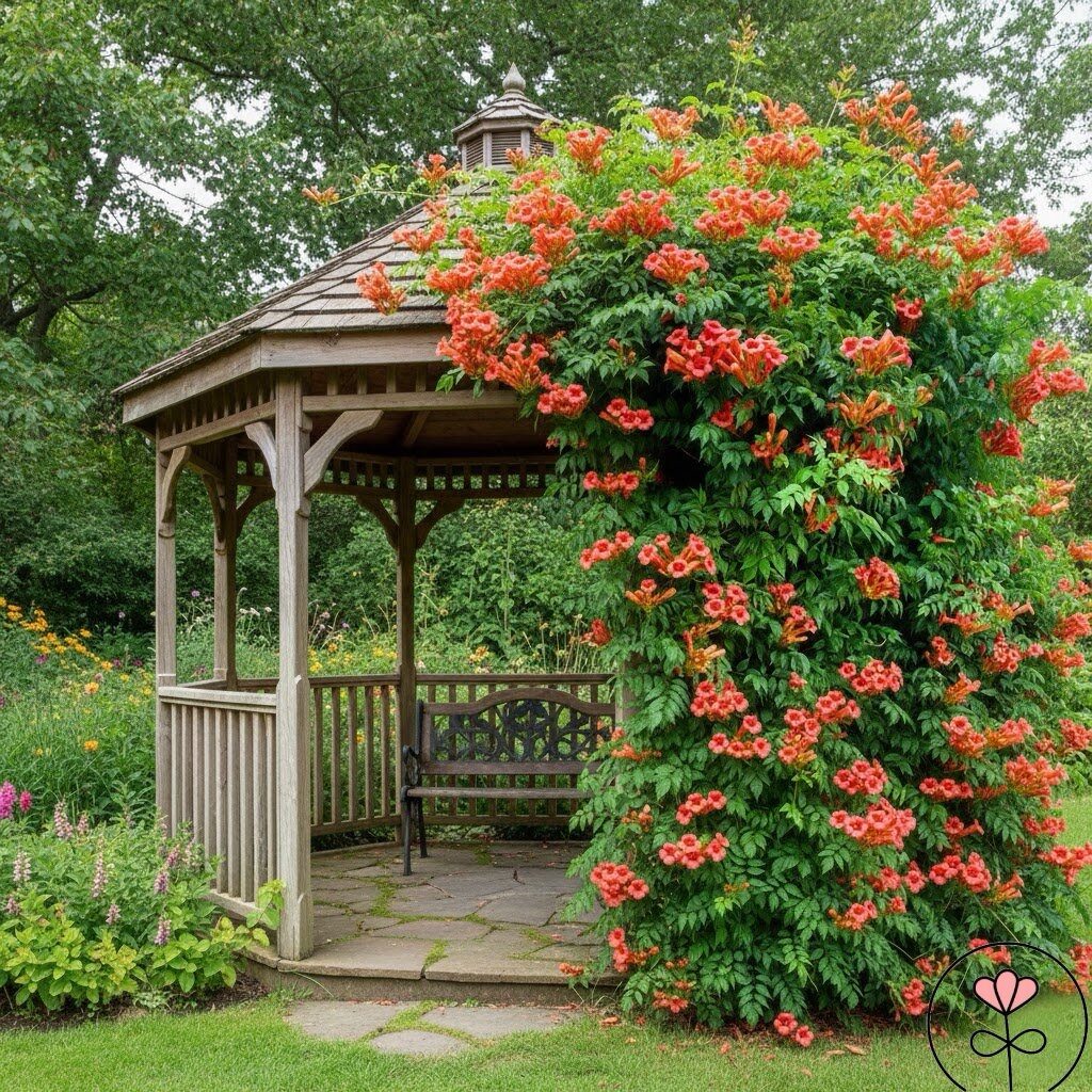 Trombitafolyondár (Campsis radicans)