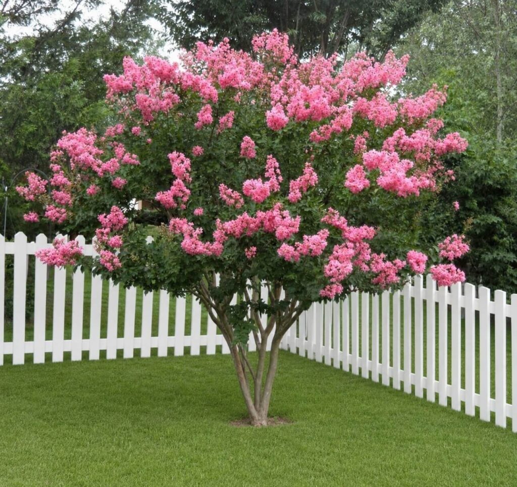 Rózsaszín kínai selyemmirtusz (Lagerstroemia indica 'Hopi')